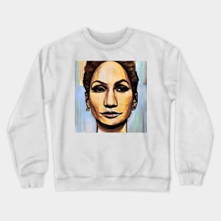 Attractive woman Jennifer Crewneck Sweatshirt